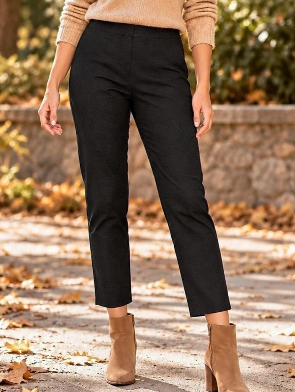 Charter Club- Black Skinny Ankle Pants Size 8P